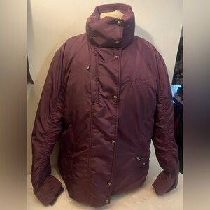 Harley Davidson 2W Purple Puffer Coat